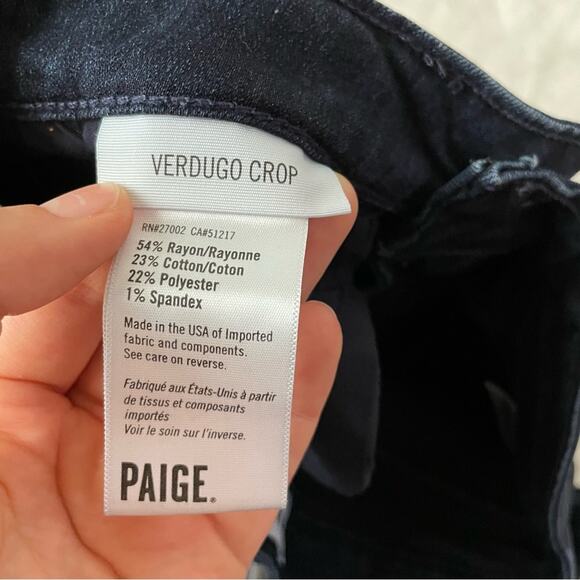 Paige Verdugo Crop Jeans - Picture 3 of 5